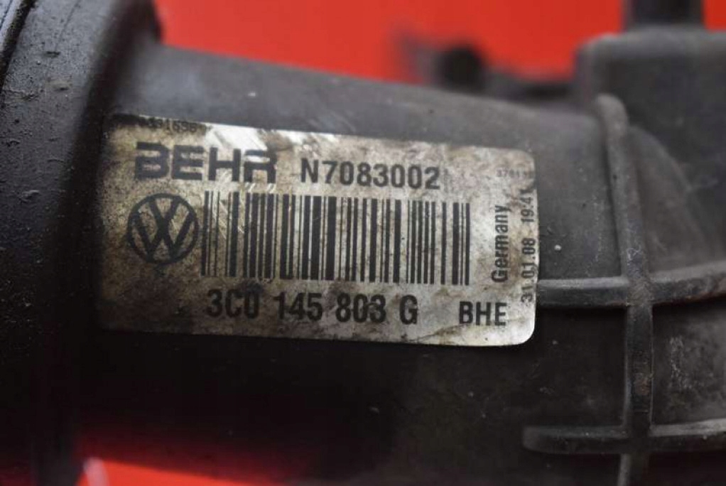 Радиатор интеркулер 1c0145803g vw passat b6 2.0 tdi 140 km 05-10 Недорого
