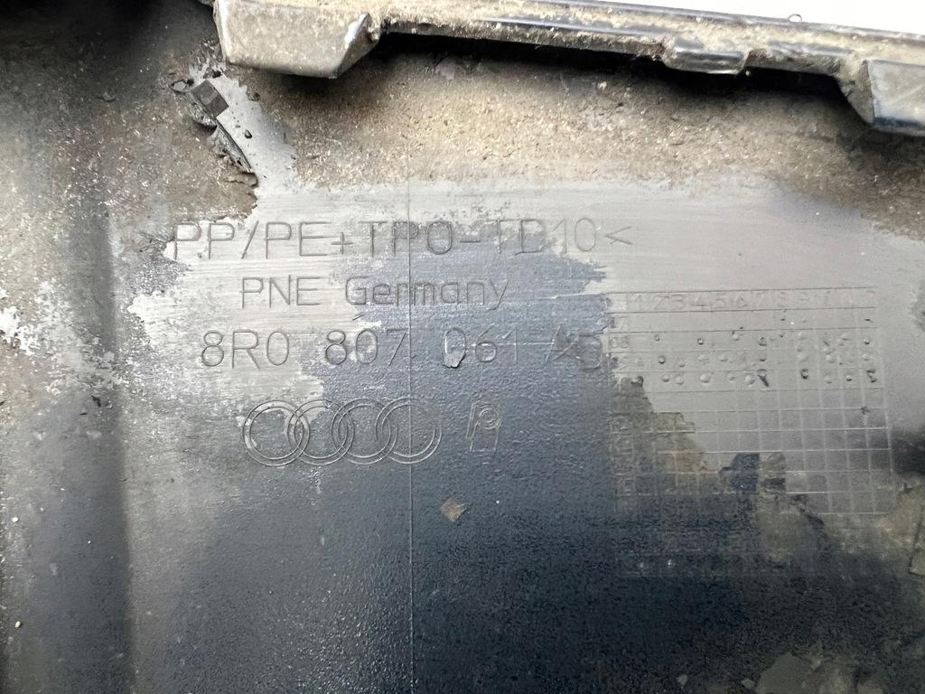 фото №7, Audi q5 8r накладка спойлер бампера передний перед покрашенная ori