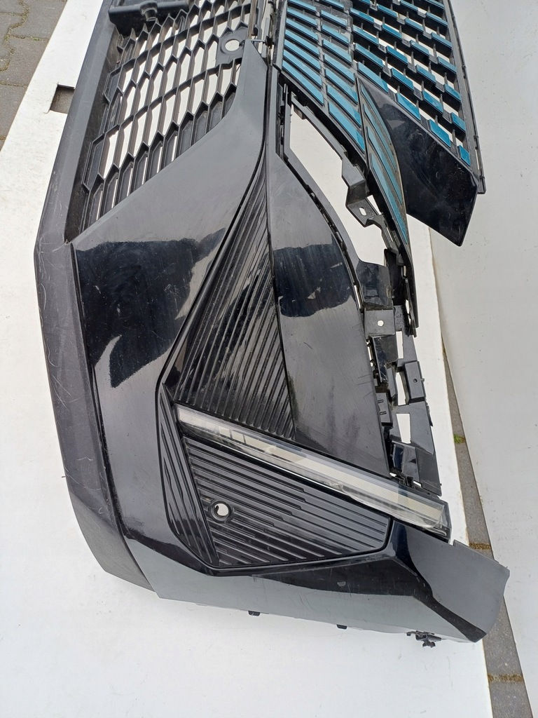 фото №7, Peugeot 408 решётка радиатора бампер перед передний решётка накладка-спойлер