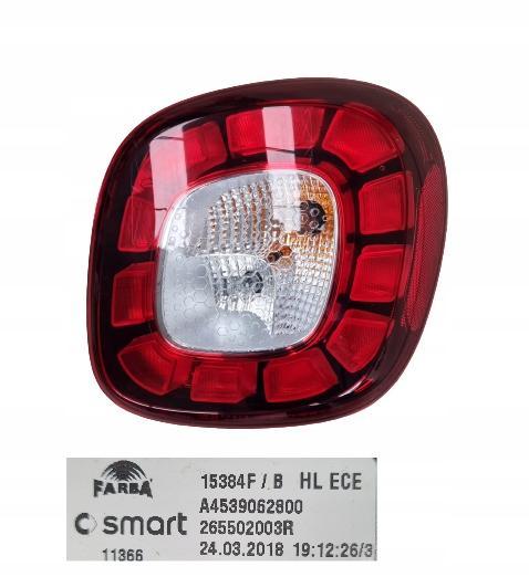 фото №1, Smart forfour 453 лампа задняя задняя правая 265502003r