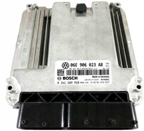 фото №1, Бортовой компьютер ecu vw touareg 06e906023ab 0261s09968