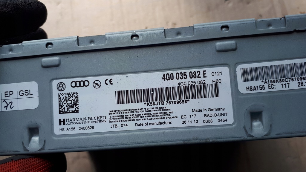 фото №5, S6 c7 4g a6 модуль тюнер радио 4g0035082e s7 a7