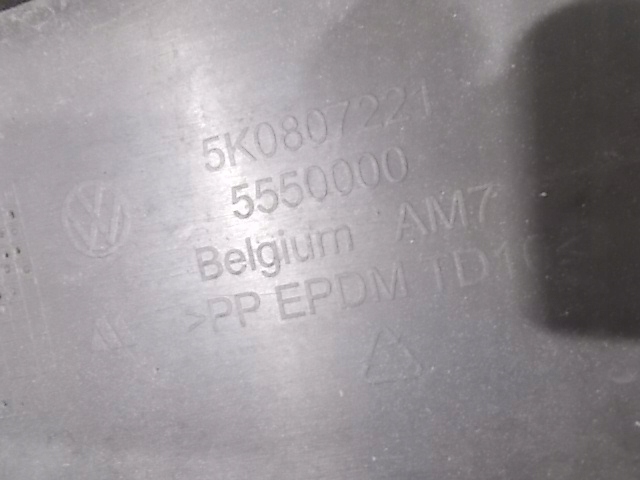 фото №15, Бампер перед vw golf vi hb 5k0 09-13 оригинал омыватель 6x pdc