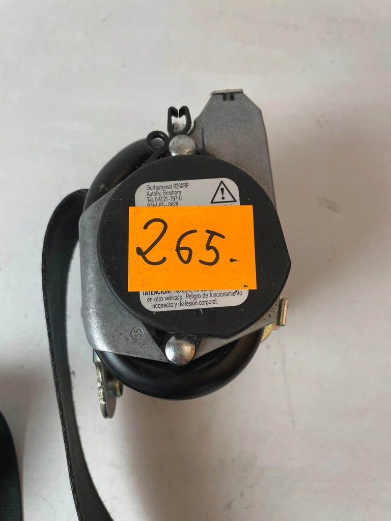 фото №7, Pas безопасности перед передний правый skoda rapid toledo iv