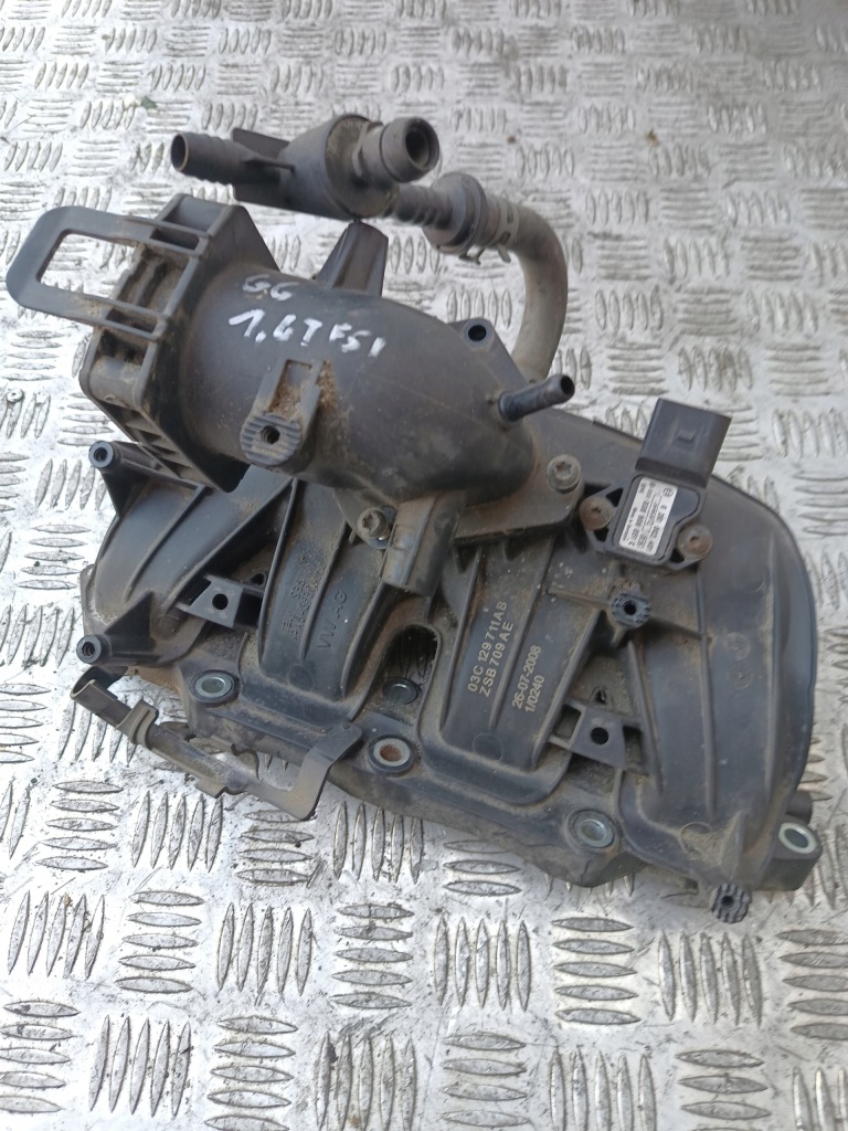 фото №1, Колектор всмоктуючий vw golf vi 1.4 tsi 03c129711ab