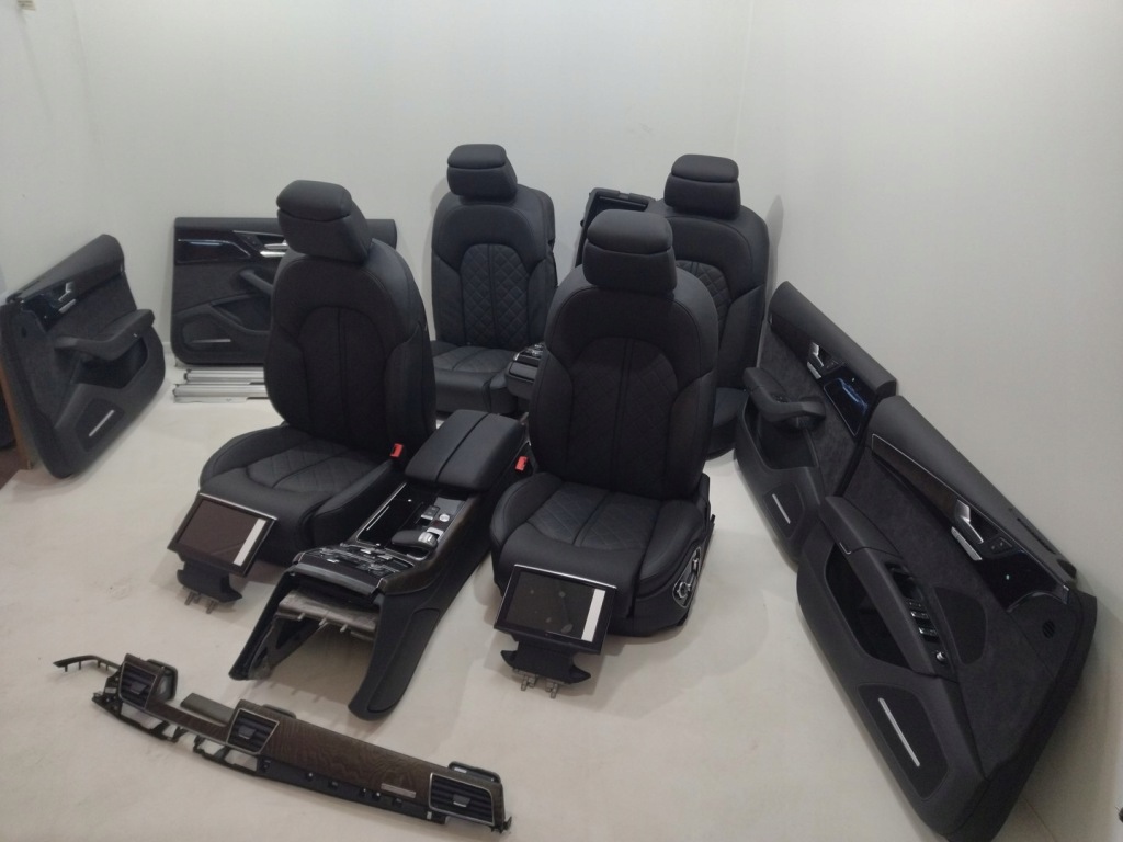 фото №4, Оббивка сидіння перед сидіння задня rse bose audi a8 d4 long lift 2015-2018r