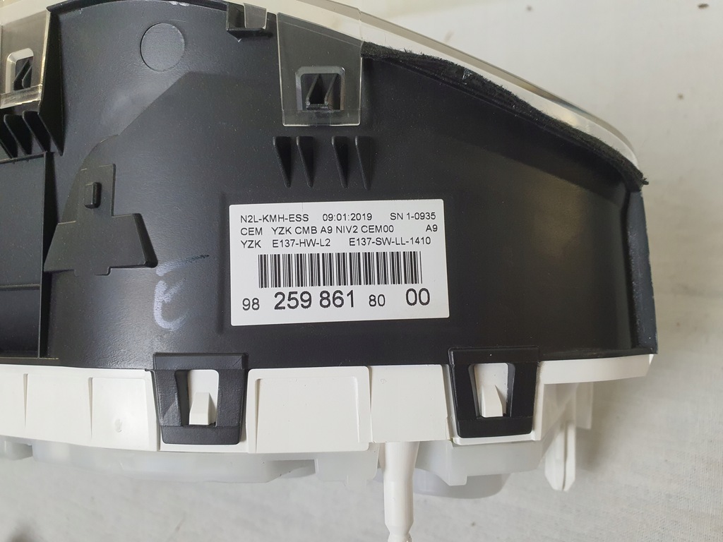 фото №5, Счетчик приборная панель peugeot 208 lift 9825986180 2008