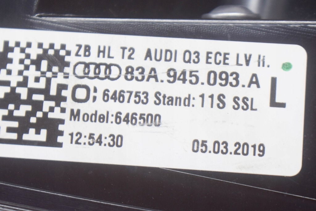 фото №6, Audi q3 f3 задняя крышка багажника багажника левая сторона задние свет 83a945093a 2019