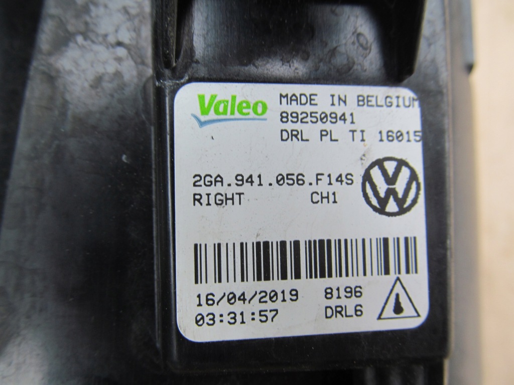 Vw t roc правый led drl перед передний Оригинал