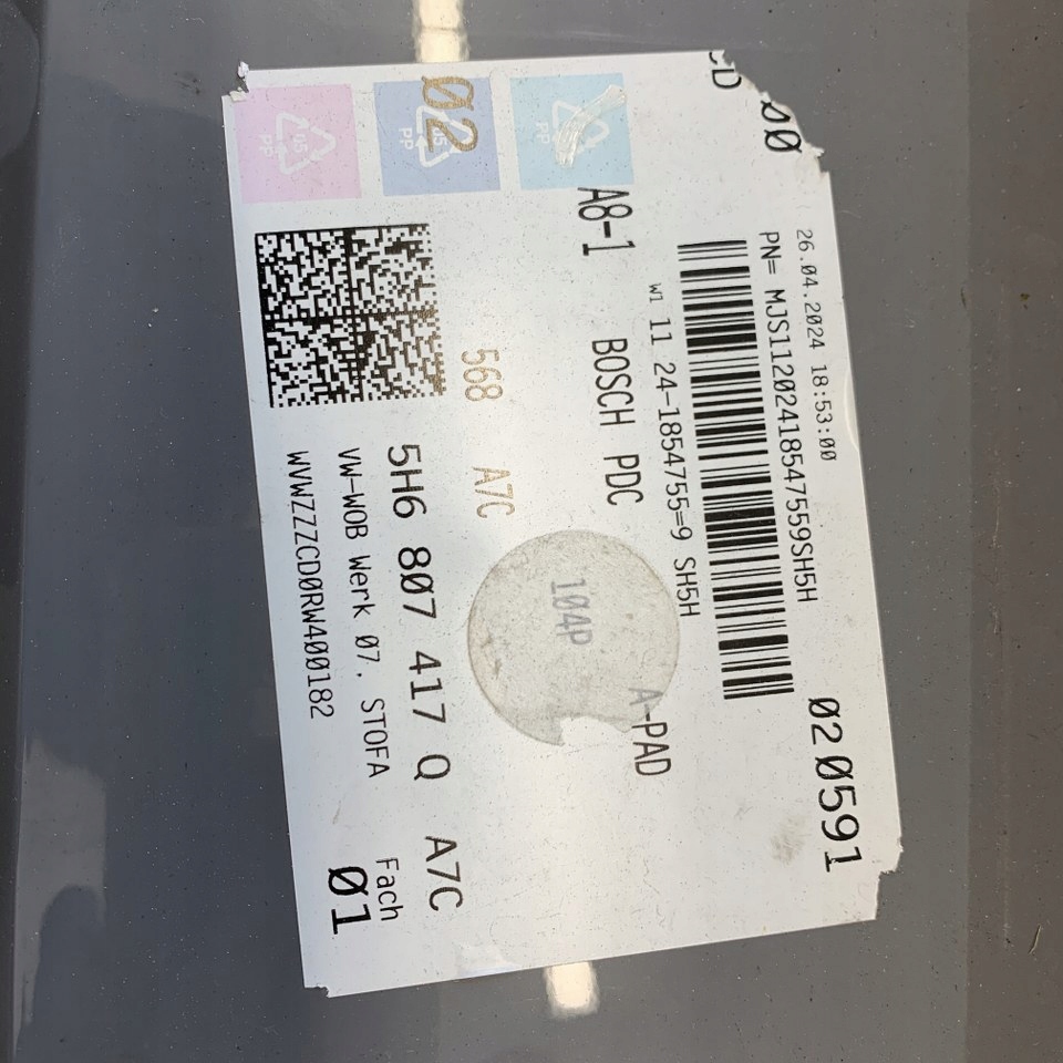 фото №15, Бампер задняя задний kompletny la7c vw golf 8 viii 5h хэтчбек 5-дверь 24r