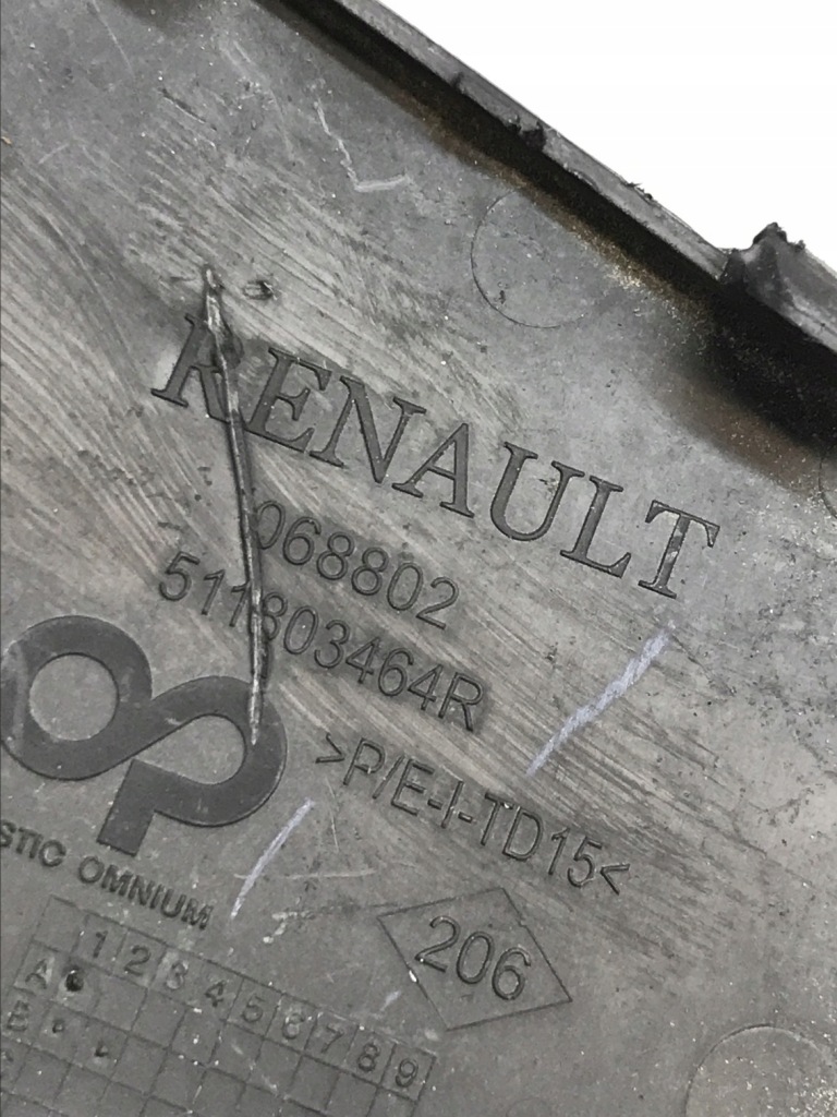 фото №5, Заглушка фаркоп бампера renault master 511803464r db