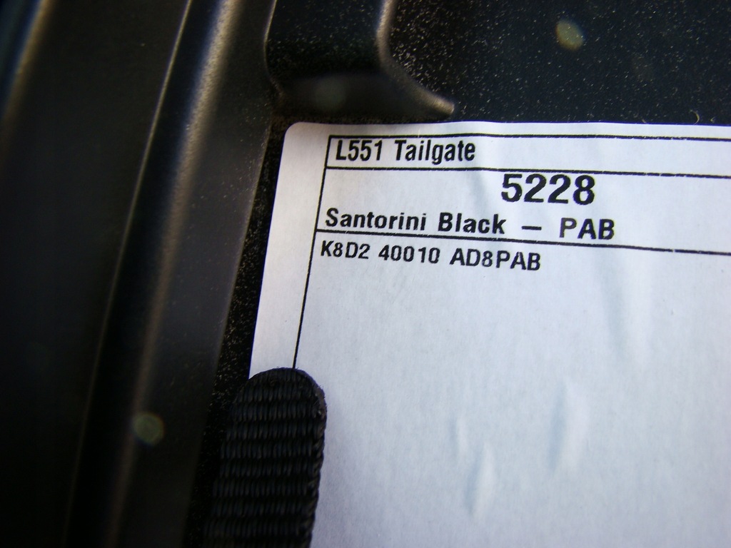 фото №11, Land rover evoque ii l551 кришка багажника задня