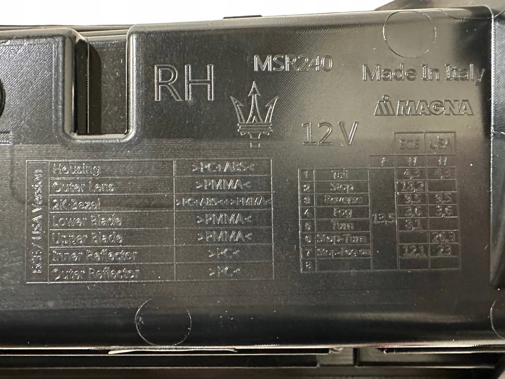 фото №7, Maserati mc20 правая задняя лампа 670214854