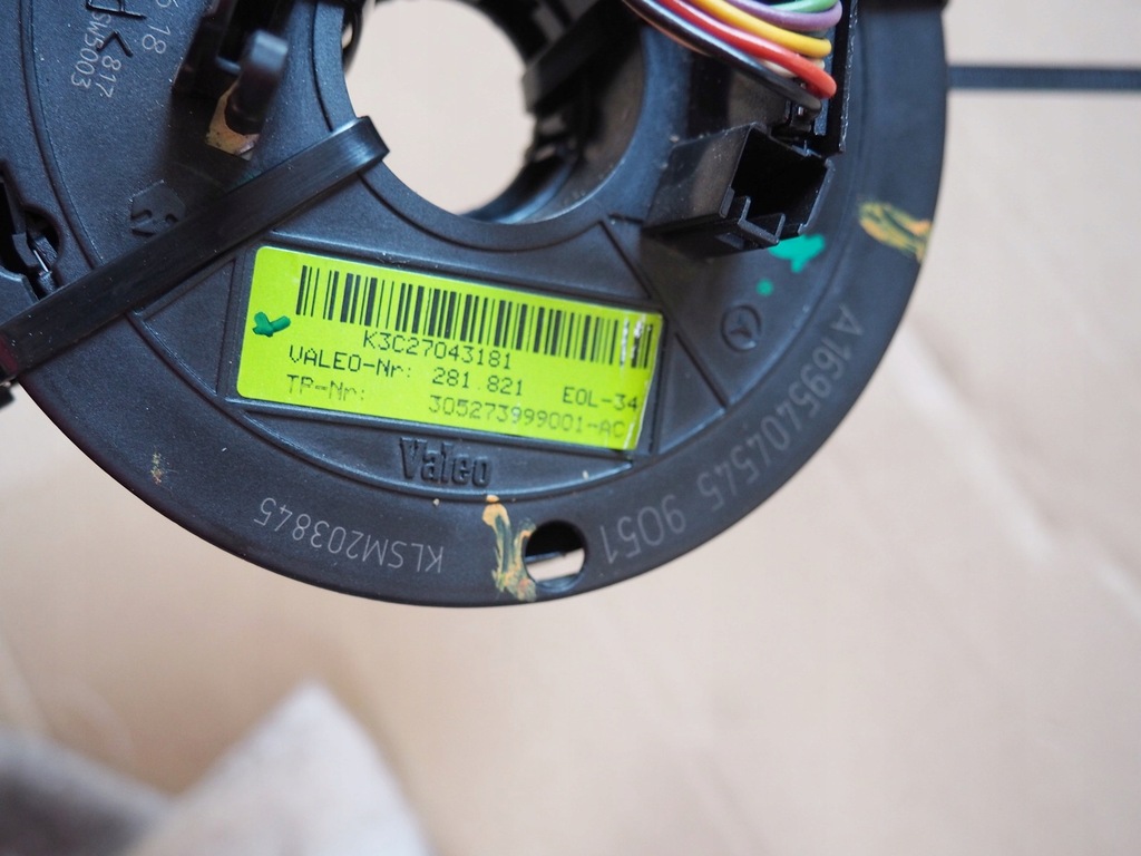 фото №6, Mercedes a-klasa w169 стрічка шлейф подушка безпеки a1695404545 valeo 281821