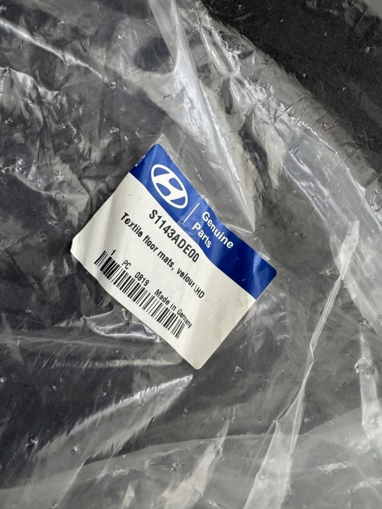 фото №7, Hyundai оригинальный номер santa fe iv 4 коврики велюровые комплект s1143ade00