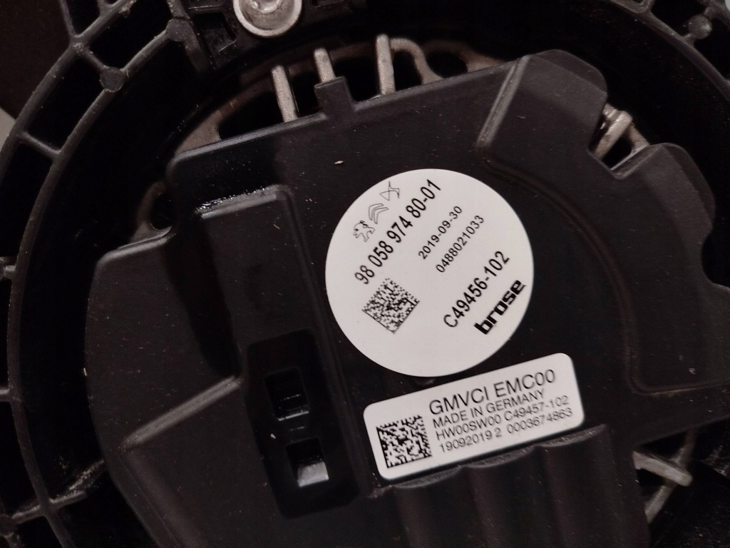 фото №10, C49460-103 корпус вентилятора радіатора 1.5 hdi citroen c5 aircross 19'