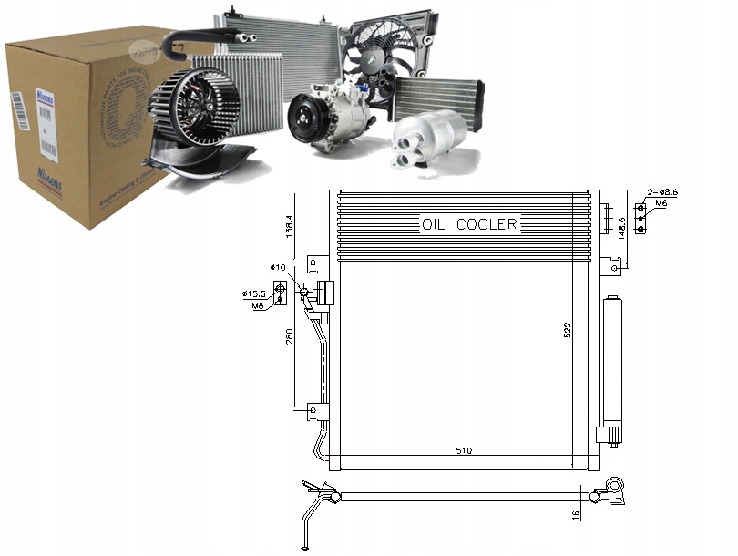фото №14, Радіатор кондиціонера dodge dodge nitro 07-, jeep
