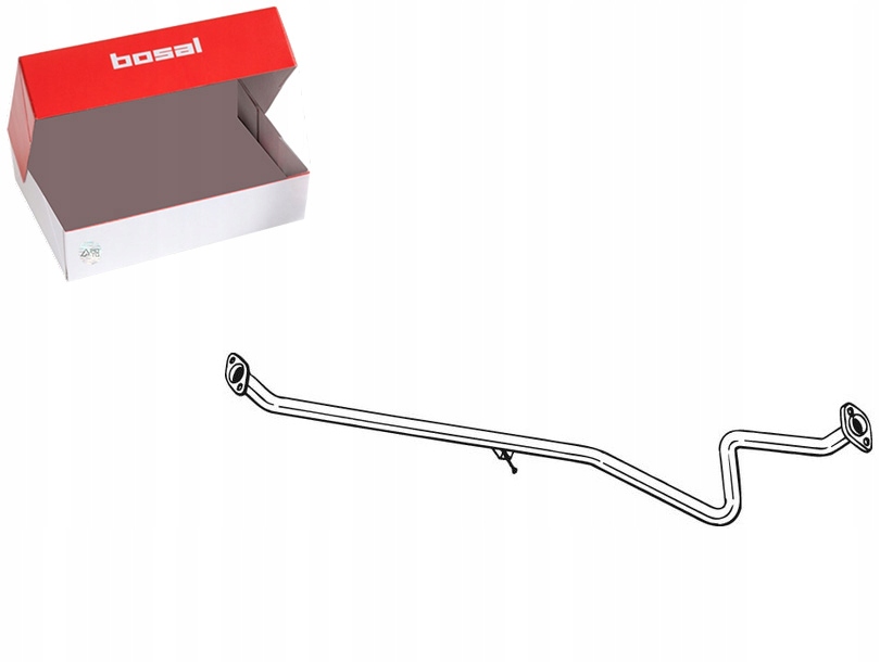 фото №1, Труба вихлопна середина mazda 2 1.3 1.3lpg 10.07-06.15 bosal