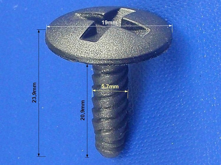 фото №2, 10x vw t5 кліпса гвинт решітка захист двигуна акумулятор