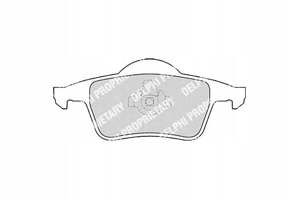 фото №1, Delphi гальмівні колодки гальмівні volvo s60 i s70 s80 i v70