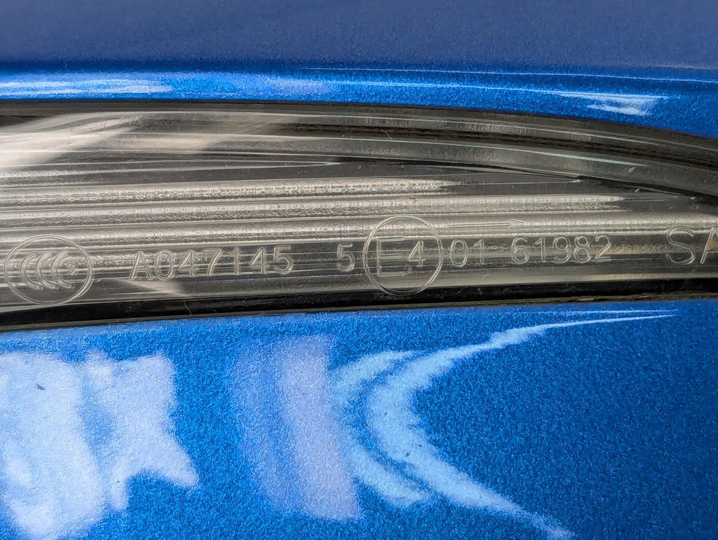 фото №6, Зеркало правое mazda cx3 8 pin e4044548 44j dynamic blue mica