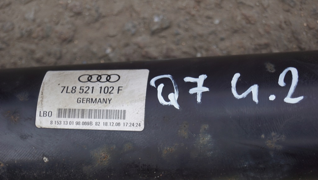 фото №8, Wał приводной задняя audi q7 4l 4.2fsi 7l8521102f