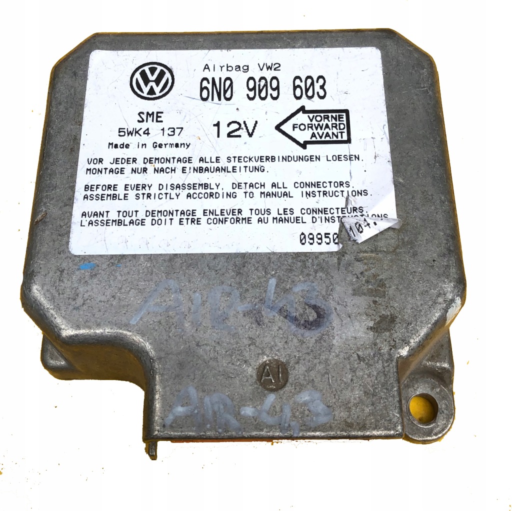 Купить Датчик подушка безопасности volkswagen 6n0909603 5wk4137