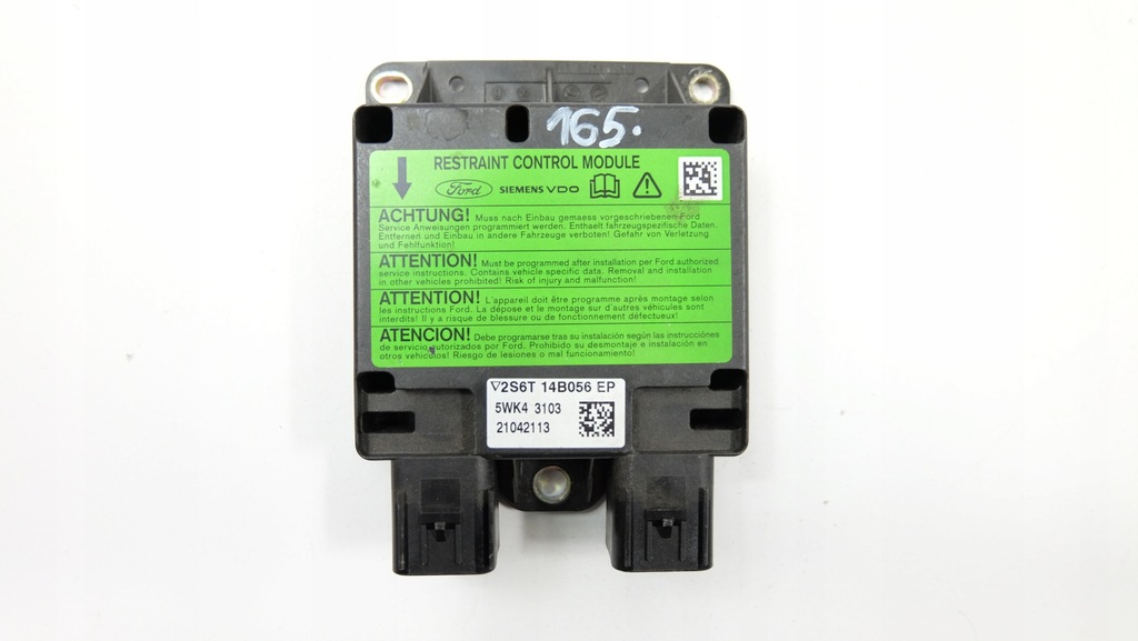 фото №1, Ford fusion модуль датчик подушек 2s6t14b056ep