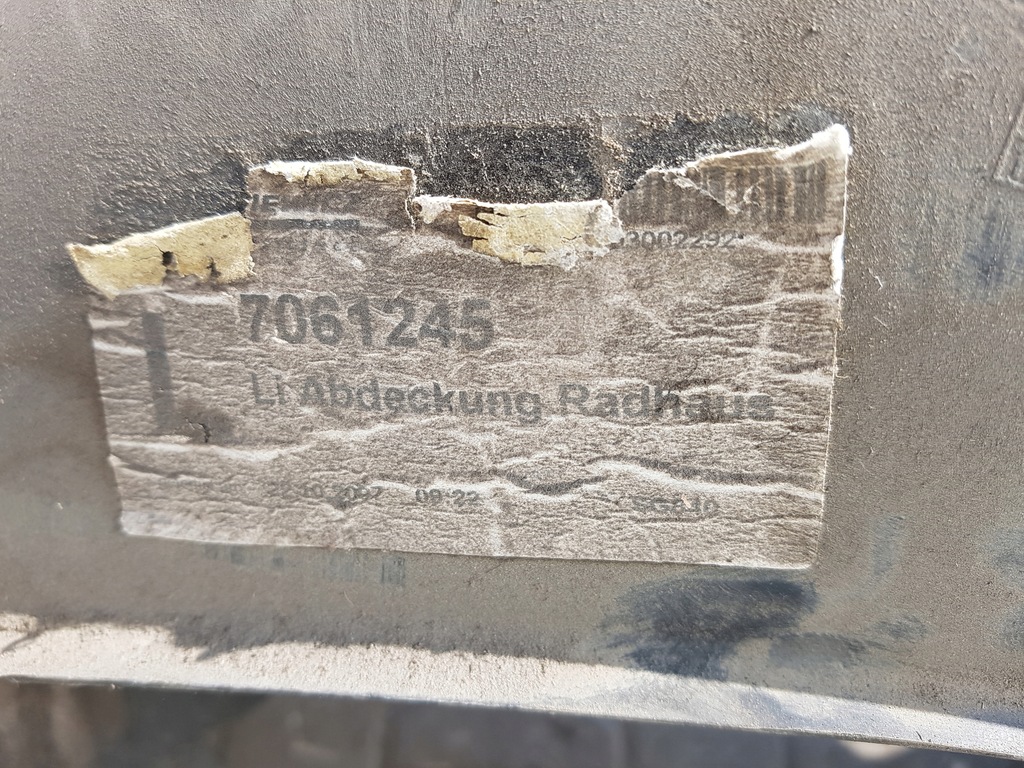 фото №5, Bmw 5 e61 lift підкрилок ліва задня задні