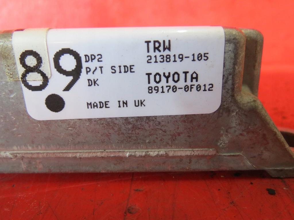 фото №16, Corolla verso 2 ii 04- подушки безпеки подушка безпеки ремені kpl eu