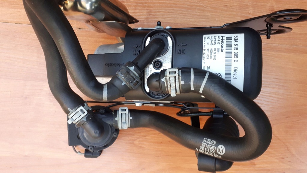 фото №9, Webasto 5qa815005c vw touran 5ta evo дизель