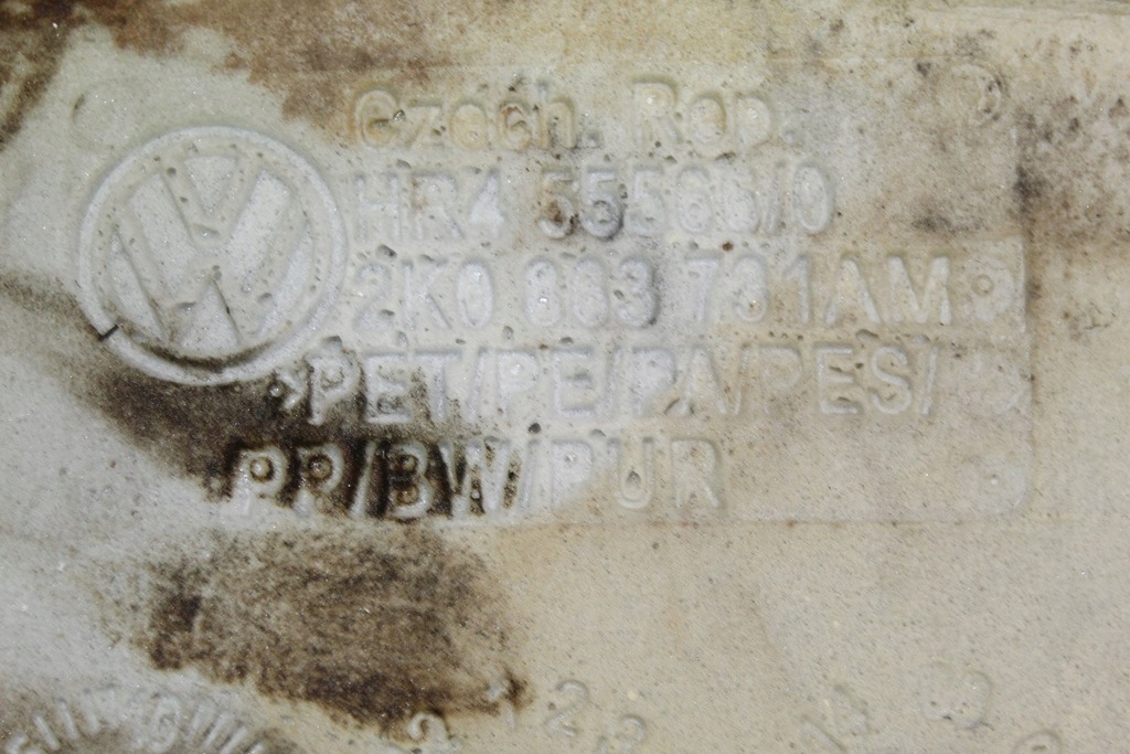 фото №9, Обшивка коврик багажника кабины задняя vw caddy iii