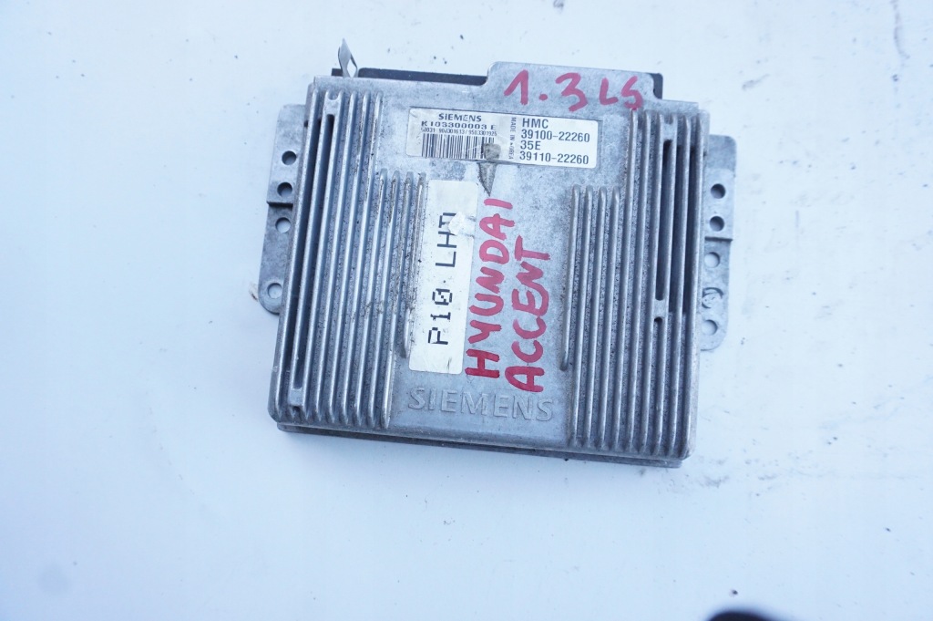 фото №1, Бортовой компьютер блок управления двигателя hyundai 39100-22260