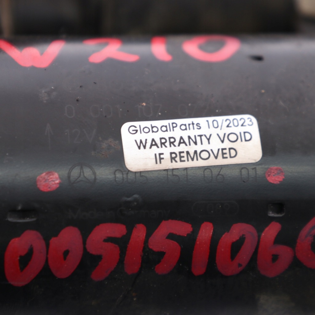 фото №14, Mercedes r170 w210 стартер дизель a0051510601