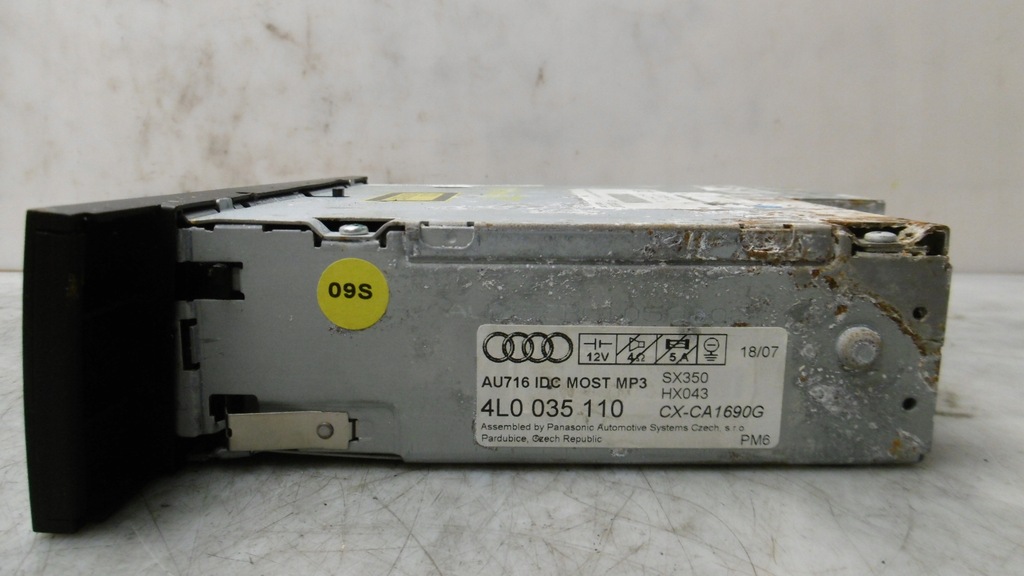 фото №7, Чейнджер дисков cd audi q7 4l 2005- 4l0035110