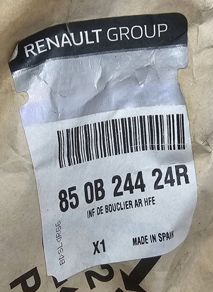 Купить Новый org бампер задняя renault kadjar i lift 6x pdc 2018-2022 - 850220923r