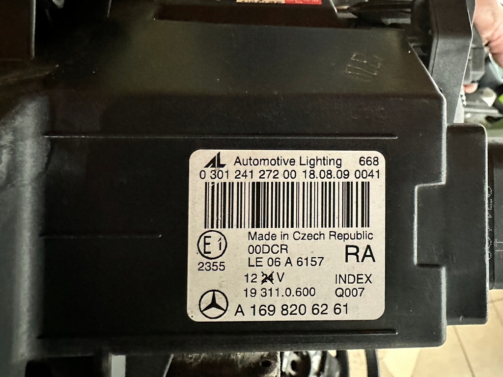 фото №7, Mercedes a klasa w169 lift ксенон лампа фара bi ксенон хороший! europa!