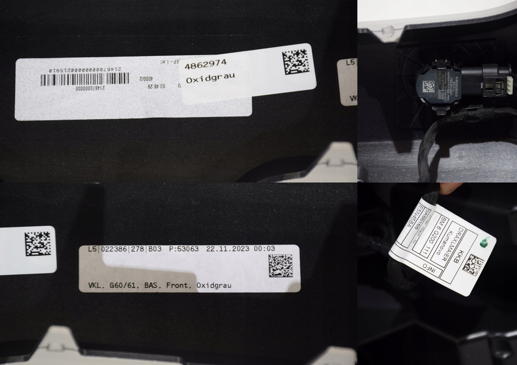 фото №16, Bmw 5 g60 g61 бампер перед usa 6 pdc oxidgrau c4a