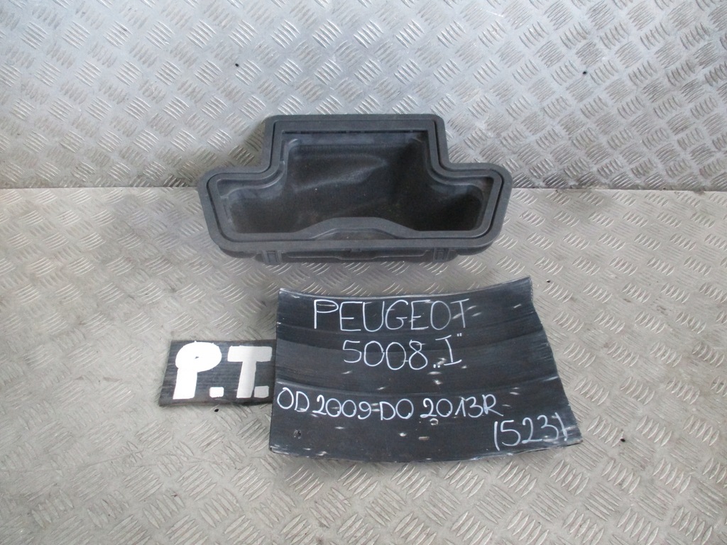 фото №1, Бардачок підлога peugeot 5008 i 09-17