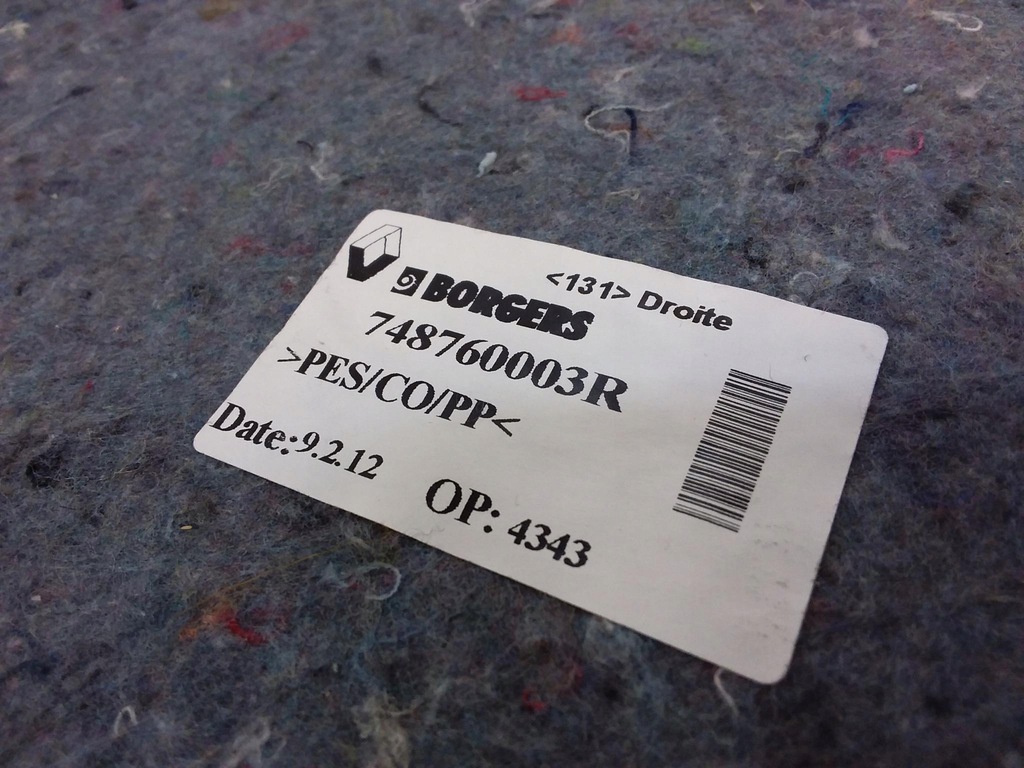 фото №7, Renault grand scenic iii защита багажника правая