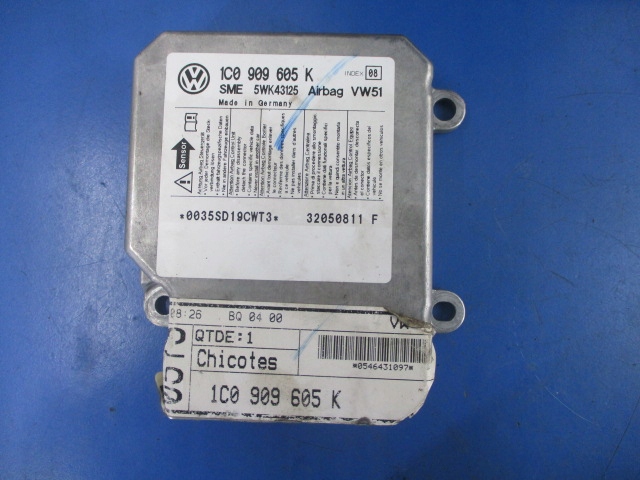 фото №5, Vw fox 05r повітропровід подушки безпеки блок керування