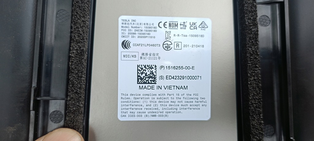 фото №7, Обшивка ліва захист стійка камера ліва tesla y 1516255-00-e оригінал