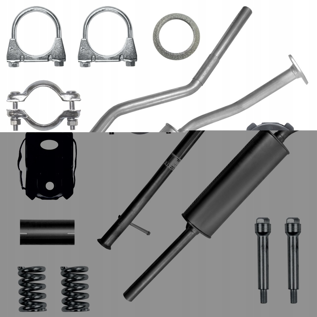 фото №10, Гаситель средний citroen xsara picasso 1.6 хомуты