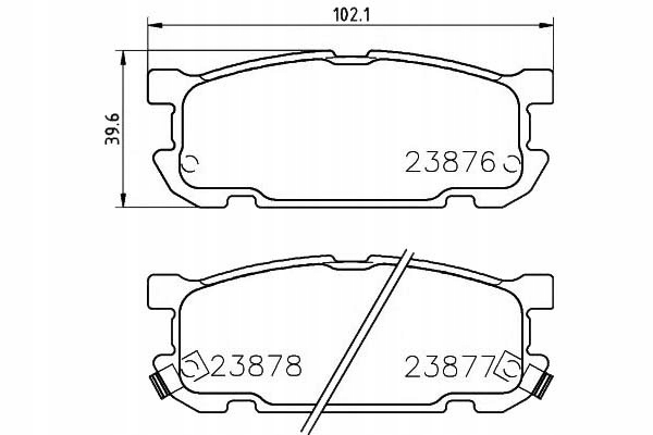 фото №1, Textar гальмівні колодки гальмівні mazda задня mx-5
