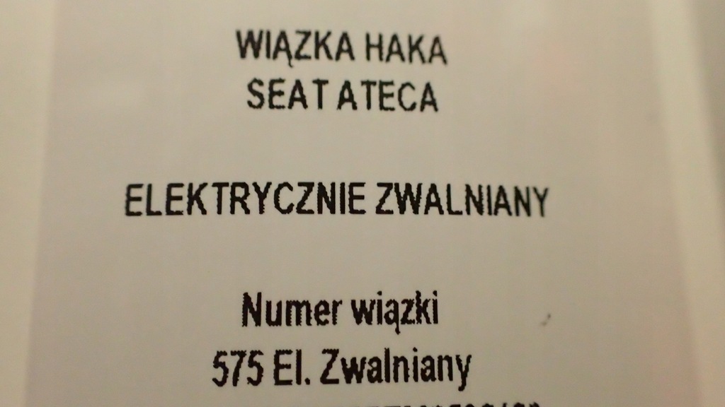 фото №12, Nowa джгут фаркоп seat ateca 575 el. zwalniany набір