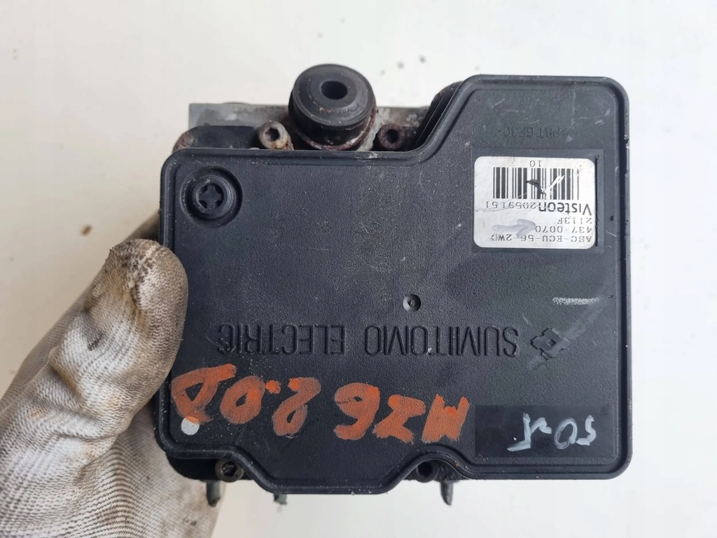 фото №6, Mazda 6 насос тормозная abs 437-0070