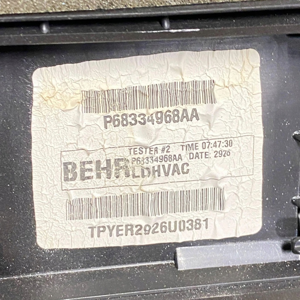 фото №11, Отопитель dodge charger 68334968aa 3.6l бензиновый 218kw 2017