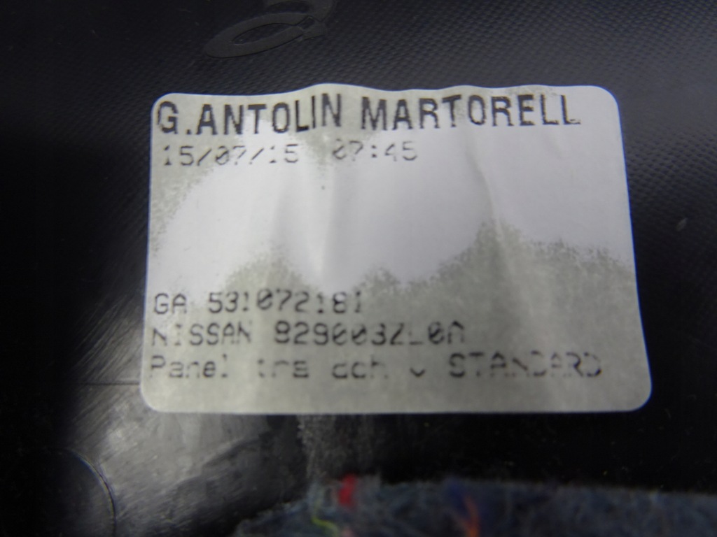 фото №9, Nissan pulsar обшивка дверь правое задняя 829003zl0a