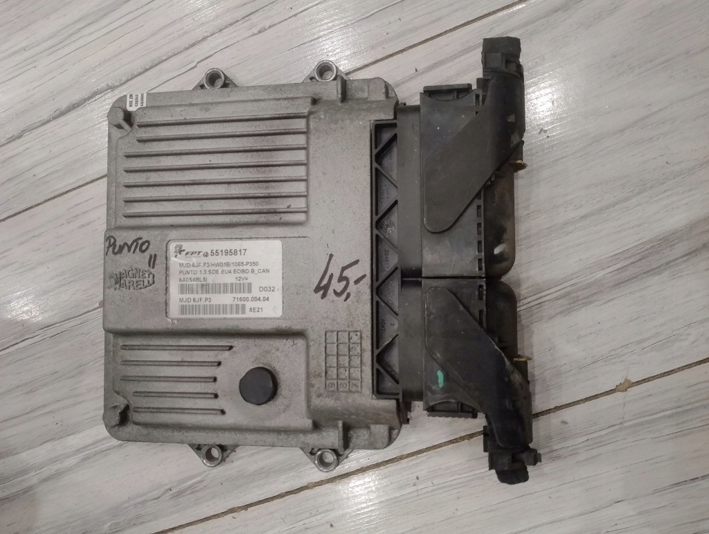 фото №1, Бортовий комп'ютер блок керування fiat punto ii 55195817 mjd6jf.p3