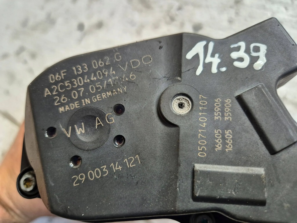 фото №5, Дросельна заслінка 06f133062g audi a4 b7 2.0 tfsi 200 km